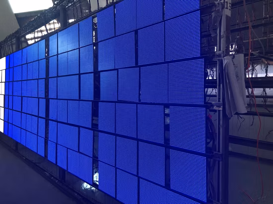大きなモジュール サイズ P7.62mm RGB ビデオ屋内 LED ディスプレイ モジュール 488*244mm